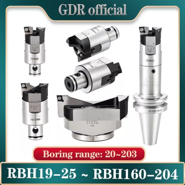 Adjustable double-edged RBH 25-33 32-42 40-55 68-92 BT30 BT40 rbh LBK rough