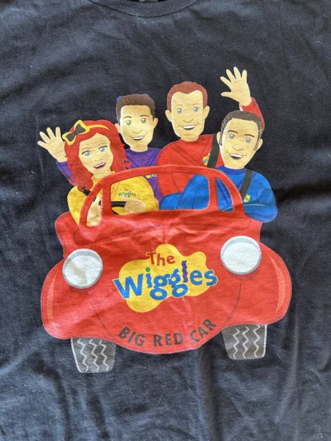 The Wiggles & Big Red Car Size 2XL Mens Printed Short Sleeve Tshirt Pre-Owned 2