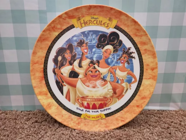 McDonalds Hercules The Muses 9" Plastic Disney Collector’s Plate 1997
