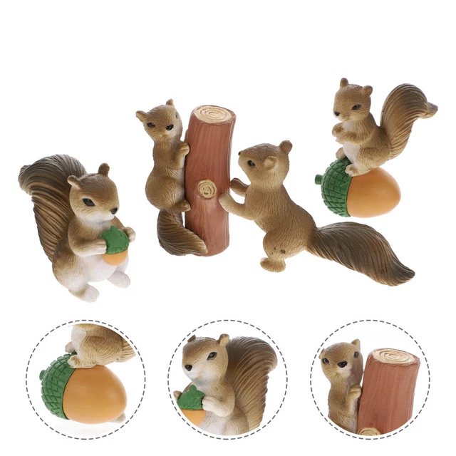 4 Pcs Baumstumpf Figur Simulations- -Ornament Wohnkultur Zubehör