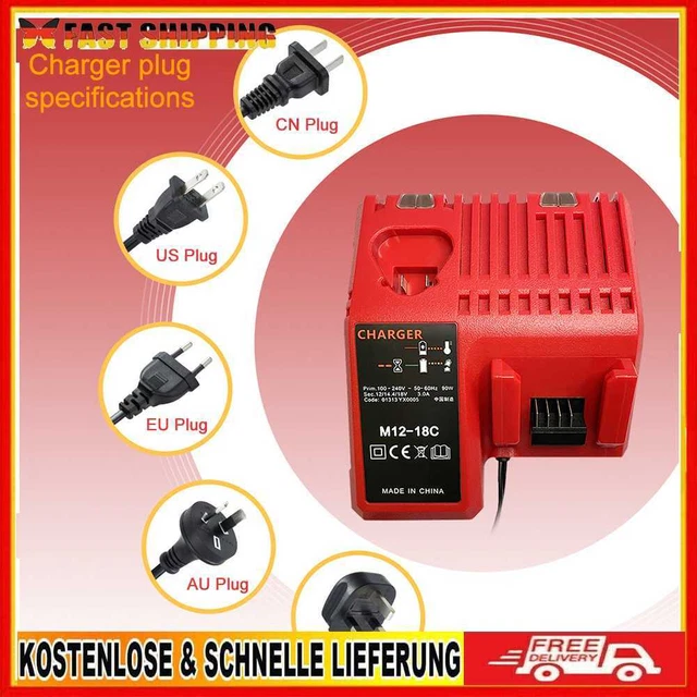 Fast Charging Charger Universal Battery Charger 12V 14V 18V for UL/VDE/3C/GS/SAA