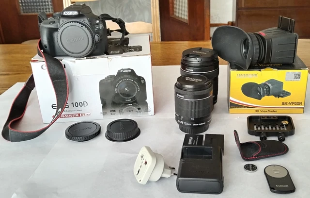 Appareil photo CANON EOS 100D avec objectifs