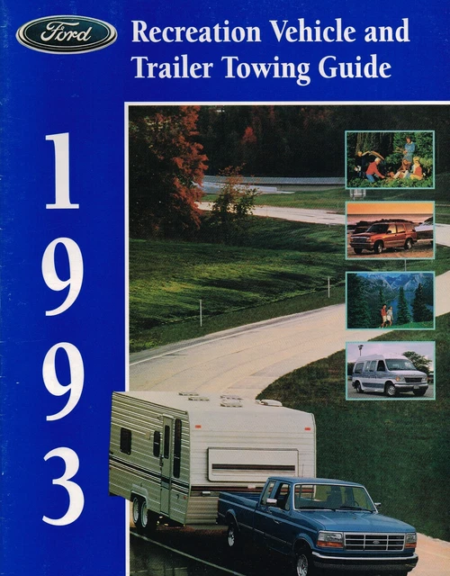 1993 FORD RV/TRUCK Tow Brochure:F Series,150,250,Class A MOTORHOME ...