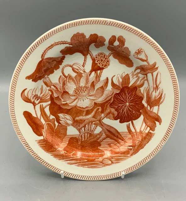 ANTIQUE POTTERY WEDGWOOD WATERLILY plate c1815 pearlware creamware