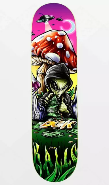 DGK Mashup Josh Kalis Skateboard Deck 8.0" Limited Edition & Collectable 2