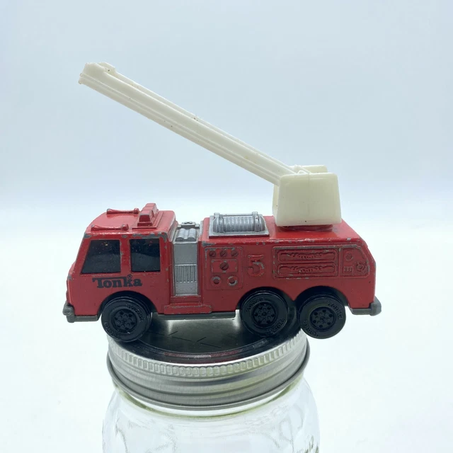 Vintage 1992 Tonka Mcdonalds Happy Meal Toy Fire Engine Truck Metal Diecast Red
