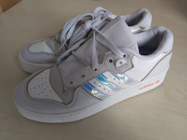 Adidas Originals Rivalry scarpe da ginnastica basse da donna iridescenti UK7 ad alta voce