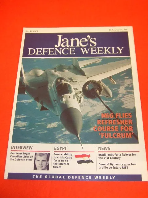 Janes Defence Weekly - Egypt - Feb 28 1996 Vol 25 # 9