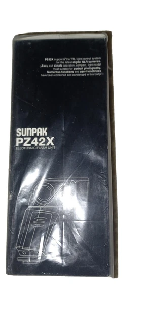 Sunpak PZ42X Speedlight Flash Nikon  I-TTL/E-TTL DSLR Cameras Power Zoom