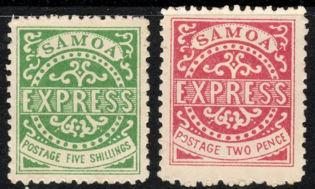 Samoa 1877 Teil Set Verkauft Wie Nachdrucke Halterung Minze
