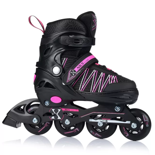 2in1 Inline Skates Schlittschuhe ABEC9 Einstellbare Größe 31-42 Mädchen Junge 2