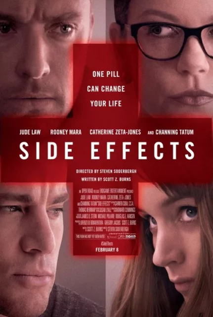 SIDE EFFECTS "B" vg 27x40 ORIGINAL D/S MOVIE POSTER