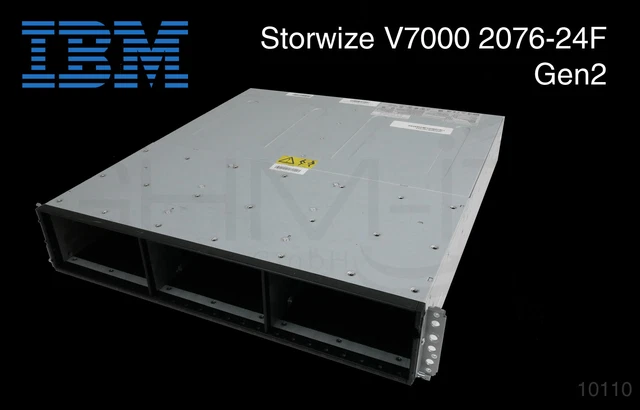 IBM STORWIZE V7000 2076-24F Gen2 Expansion Enclosure SAS 12Gb DC 24x ...