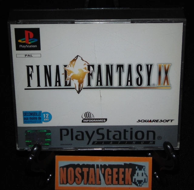 Final Fantasy IX (9) Sur PS1 & PS2 – Jeu Complet, Bon état (PEGI 3)