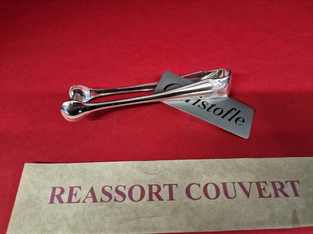 PINCE À SUCRE CHRISTOFLE modèle AMERICA métal argenté 12,5 cm Couvert Café thé EUR 30,00 - FR