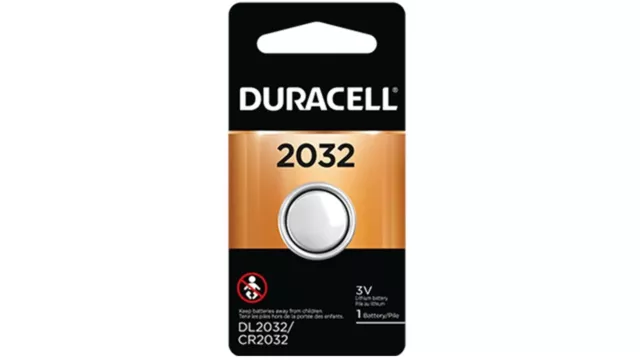 1 x 2032 Duracell Coin Cell Battery - Lithium 3V - (CR2032, DL2032, ECR2032)