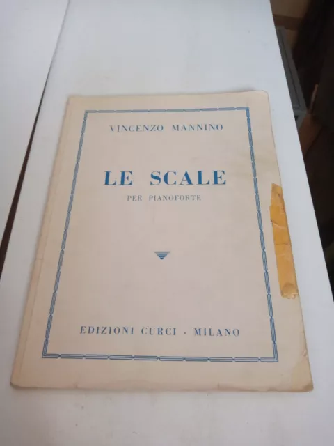 Le Scale Per Pianoforte Vincenzo Mannino Edizioni Curci 1982