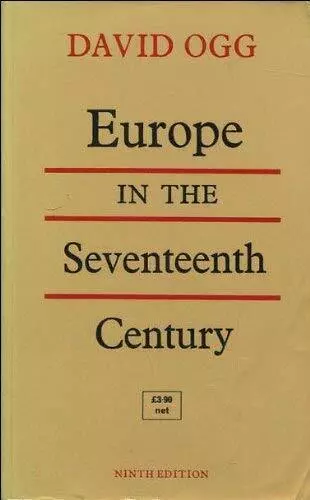 Europe in the Seventeenth Century by Ogg, David Paperback Book The Cheap Fast