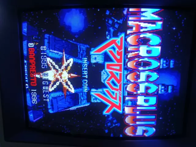 Banpresto 1996 Macross Plus マクロスプラス Video Game Board ARCADE JAMMA PCB Ultra Rare