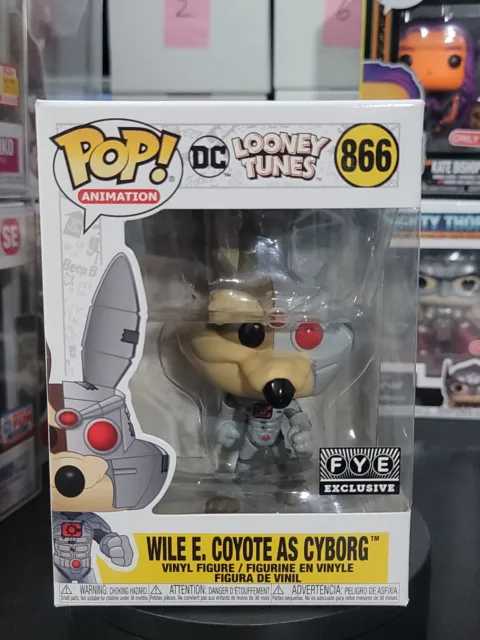 Funko POP! Animation Looney Tunes Wile E. Coyote as Cyborg #866 W/ Protector