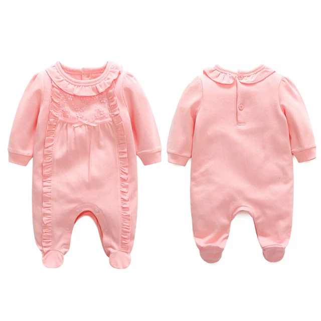 2 pz tute con maniche in cotone neonato 66 cm primavera e autunno con cappello per
