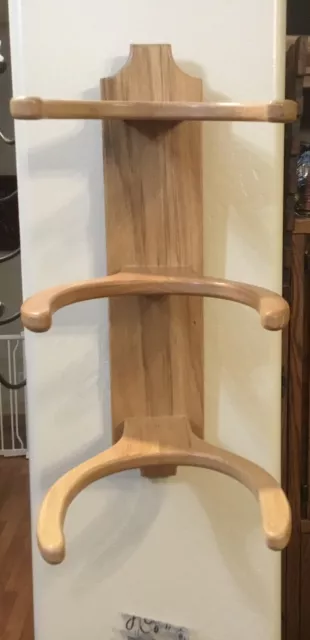 Custom Cowboy Hat Rack for Wall Mount - Wood.    (em)
