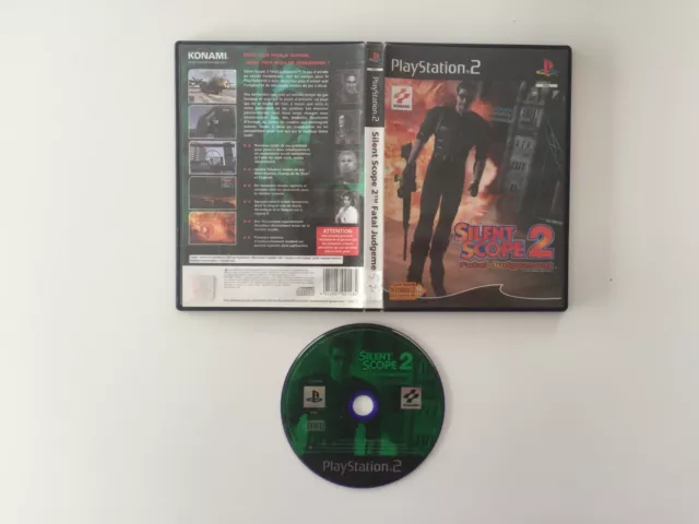 Silent Scope 2 fatal Judgement Sony Playstation PS2 PAL FR