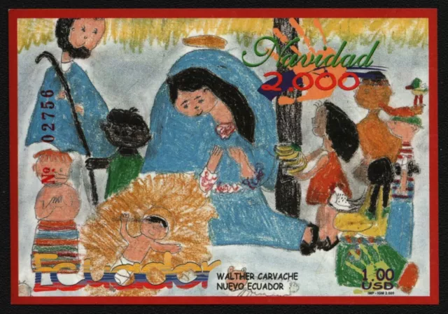 Ecuador 2000 - Mi-Nr. Block 161 ** - MNH - Kinderzeichnungen