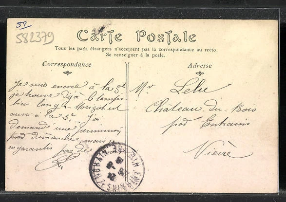 CPA Cosne, La Place de la Gare 1908 2