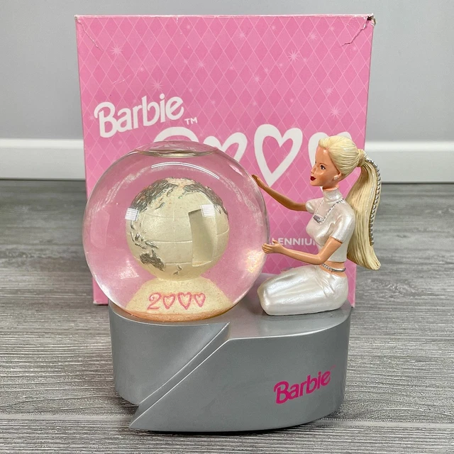 Barbie 2000 snow globe online