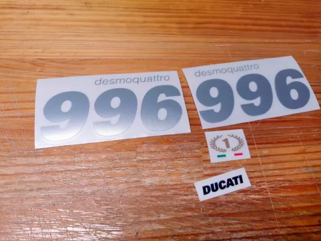 Ducati desmoquattro 996 1 decal set vinyl adesivi autocollants ステッ