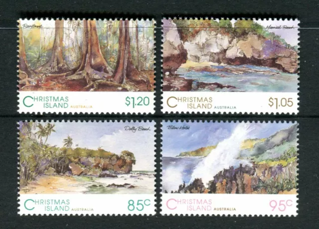 1993 Scenic Views of Christmas Island - MUH Complete Set of 4 Stamps