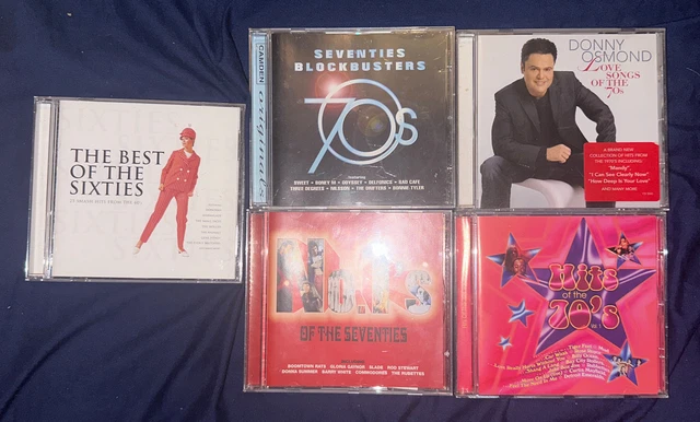 5 X CD Job Lot  Bundle 60’s 70’s  CDs various artists