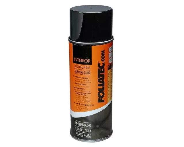 Peindre Pour Intérieur foliatec Intérieur Couleur Spray Noir Mat 400ML