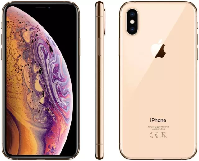 iPhone XS -512 GB -Gold (Ohne Simlock) - 100% Batteriekapazität - neue Batterie