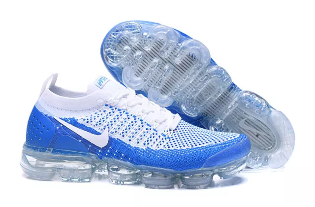 Nike Air VaporMax Flyknit 2018 Nike Air VaporMax Flyknit 2018 blue and white sho