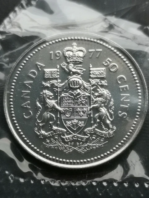 *** Canada  50  Cents  1977  ***  Proof  Like  ***  Sealed  Coin  ***