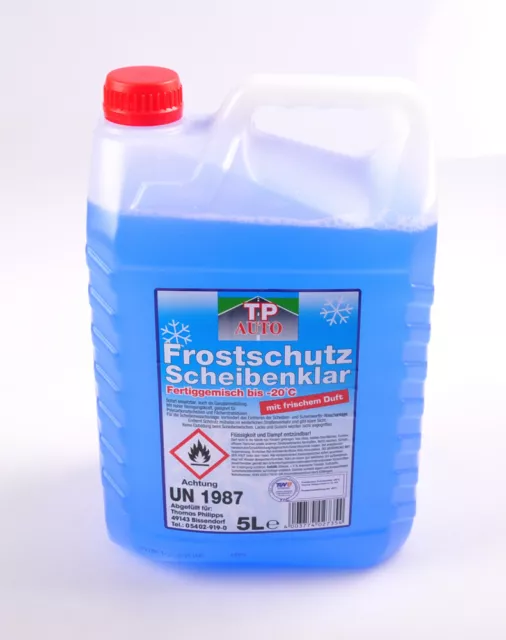 5 Litro Liquido Antigelo per Cristalli Antigelo Pulizia Finestrini Auto Inverno