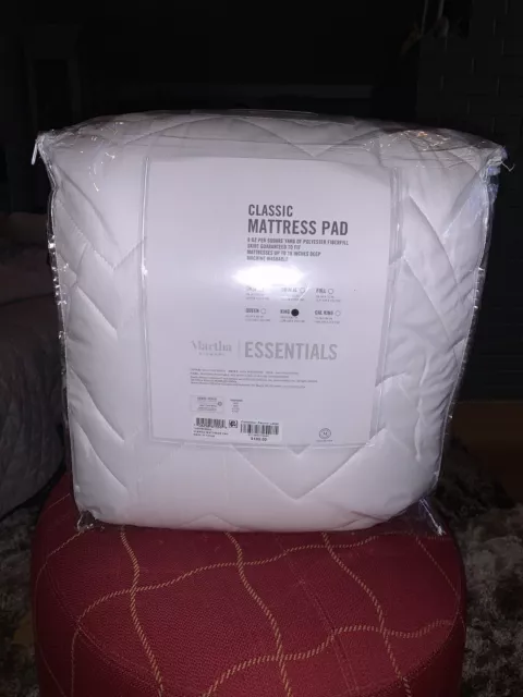 Martha Stewart Essentials Classic King Mattress Pad