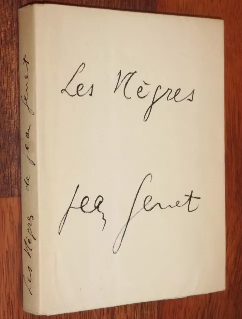 Jean Genet LES NEGRES 1958 EO numérotée pièce de théâtre
