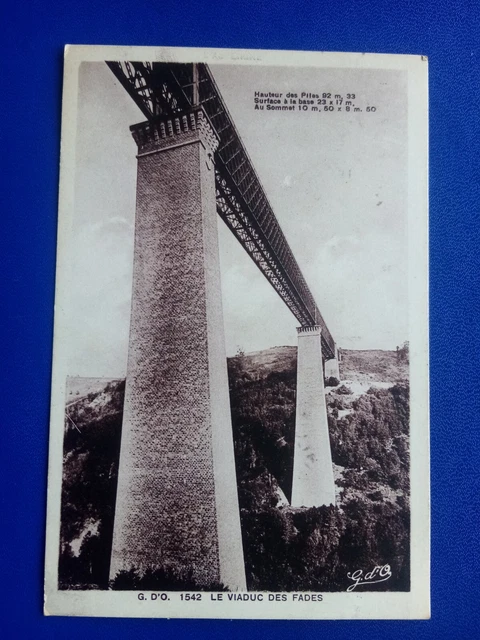 Cpa Le Viaduc Des Fades