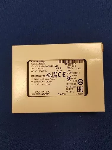 Allen-Bradley 1734-IE2C ANALOGEINGABE / ANALOG INPUT MODULE UNIT