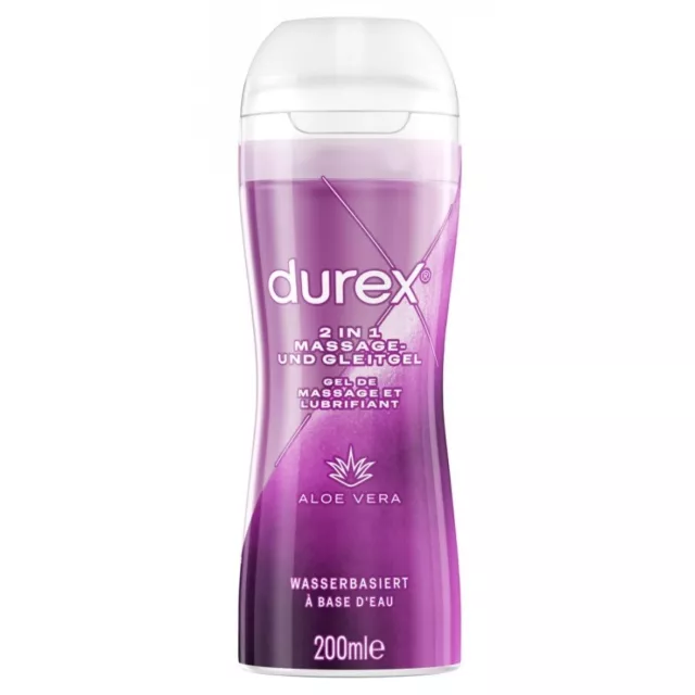 Lubrifiant Durex - Lubrifiant Durex Play Massage 2 en 1 200 ml