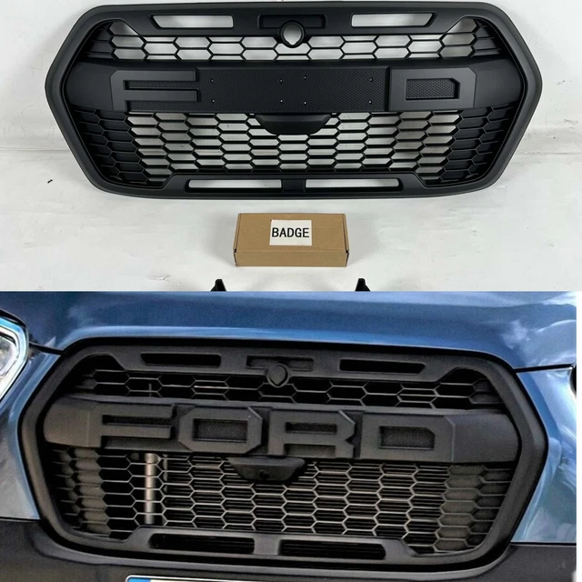 thumbnail image 2 of Ford 'TRANSIT' Custom Raptor Style Grill Emblem Badge Letters (4 Pack) - Glossy Black Acrylic For Mk7/Mk8 2 of 5