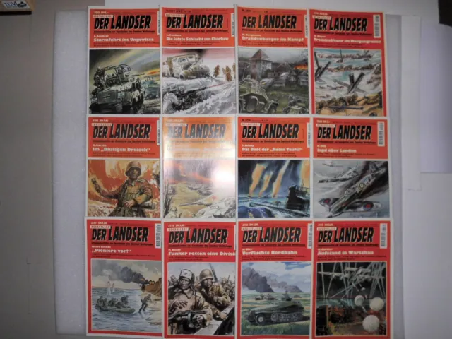 DER LANDSER 12 Romanhefte  neuwertiger Zustand  Pabel-Moewig Verlag  Lot 4