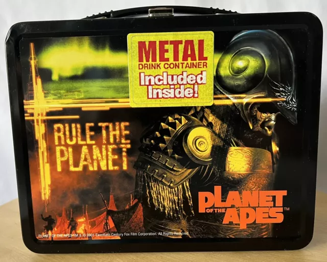 NECA Tim Burton PLANET OF THE APES Metal Lunch Box w Thermos **LIMITED EDITION**