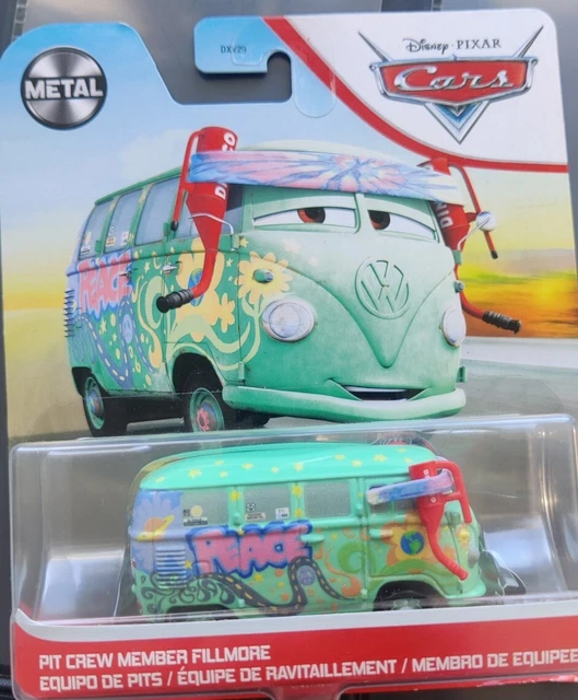 DISNEY PIXAR CARS Pit Crew Member FILLMORE Metal Series Diecast 2021 1: ...