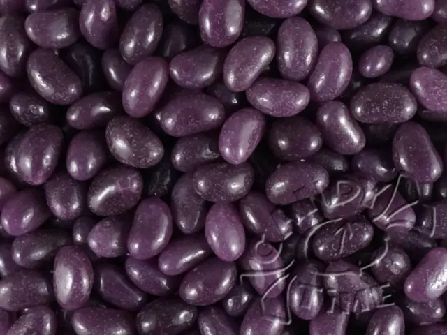 Mini Jelly Beans Purple 1kg Bag