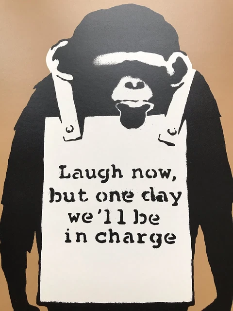 BANKSY - Laugh Now EP GOLD - Very Rare - Mint -  édition n° xx/1000 6