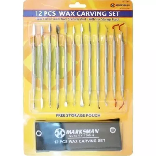 11PC Sculpting Tools Set Wax Carvers Stainless Steel Carving Wood Clay  Taxidermy